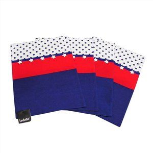 NWT Patriotic Stars and Stripes Placemats Place mats set of 4